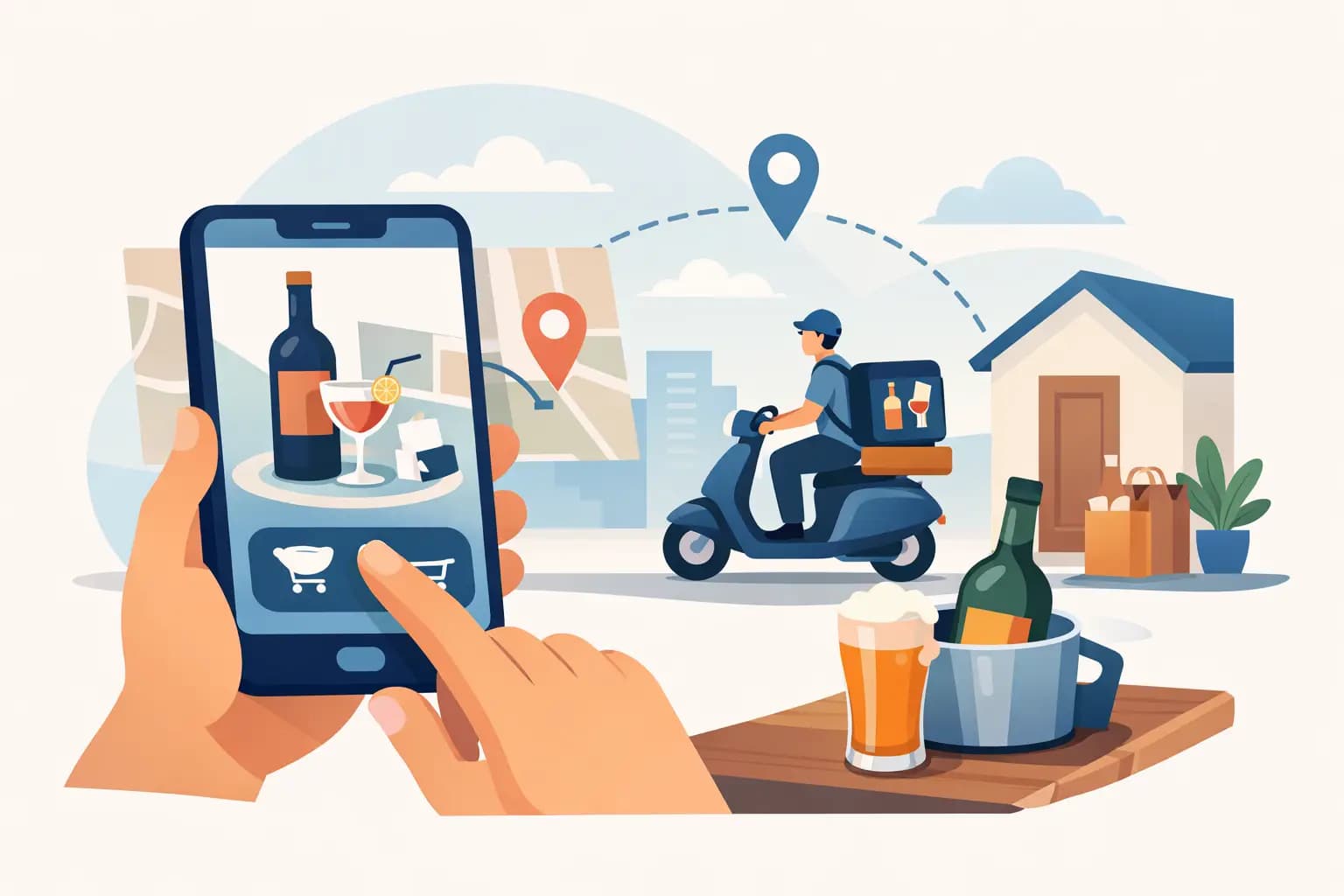 Alcohol Delivery by Phone: How It Works