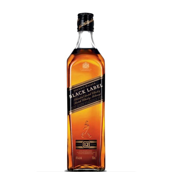 Johnnie Walker Black Label 12 Year Blended Scotch Whisky 750mL