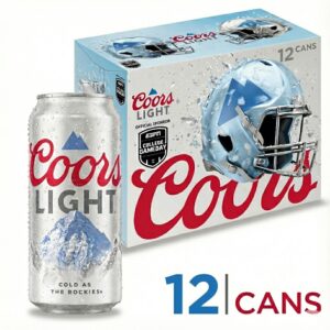 Coors Light Beer 12 Pack Cans