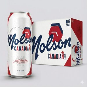 Molson Canadian Beer 6 Pack Cans