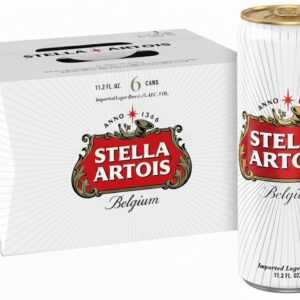 Stella Artois Beer 6 Pack Cans
